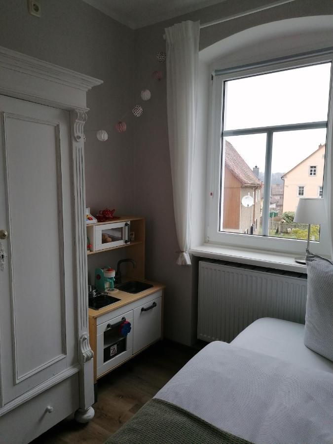 Urlaubsfreude Biedermann Haus Gluecksstein Ferienwohnung Smaragd Bad Schandau Exterior photo